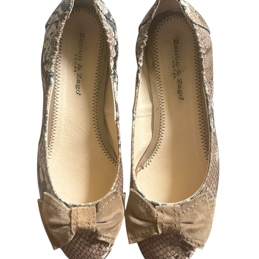 Women's Brown Ballet Flats size 8